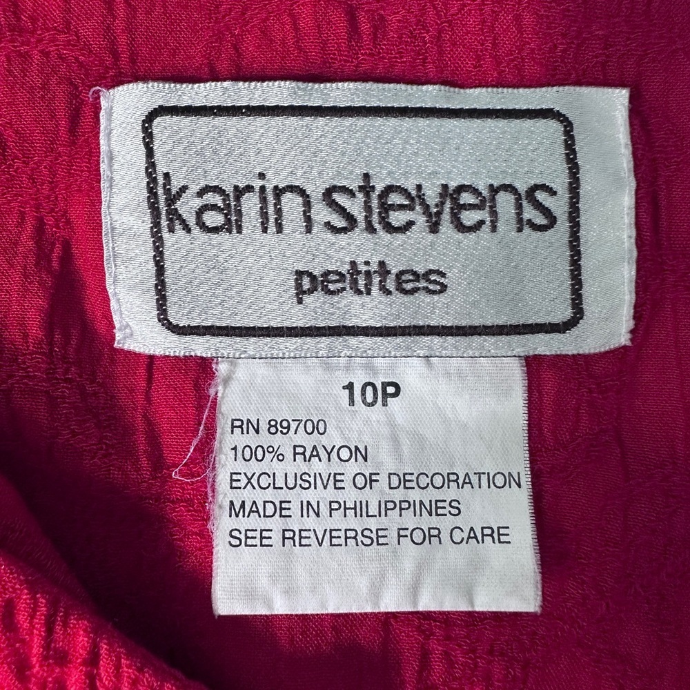 Karin Stevens Vibrant Pink Garment - Picture 2 of 3